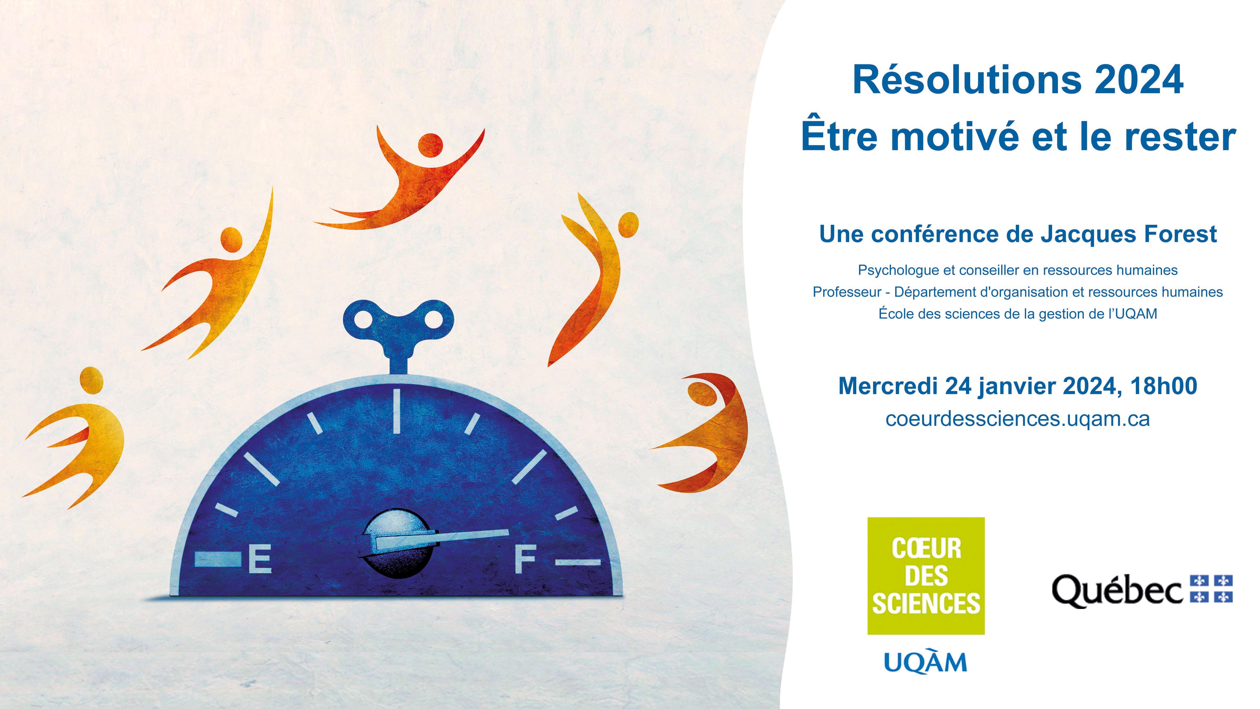 Conférence: «Résolutions 2024 – Etre motivé et le rester»