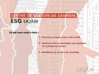 Centre de gestion de carrière de l'ESG UQAM