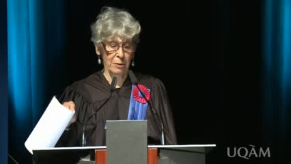 Attribution d'un doctorat honoris causa à Joan W. Scott