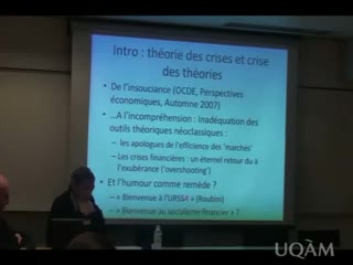 Conférence: «Économie politique de la crise de 2008-2010: le cas de l’UE»