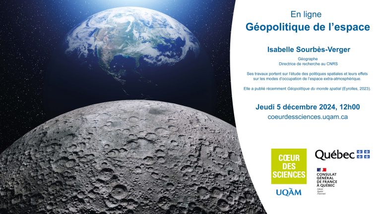 Conférence en ligne: «Géopolitique de l'espace» par Isabelle Sourbès-Verger