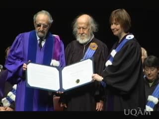 Attribution d'un doctorat honoris causa à Hubert Reeves