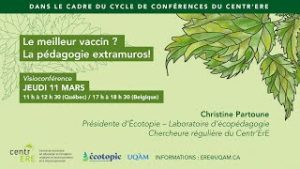 Conférence: «Le meilleur des vaccins? La pédagogie extramuros!» par Christine Partoune