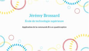Ma thèse en 180 secondes – Jérémy Brossard